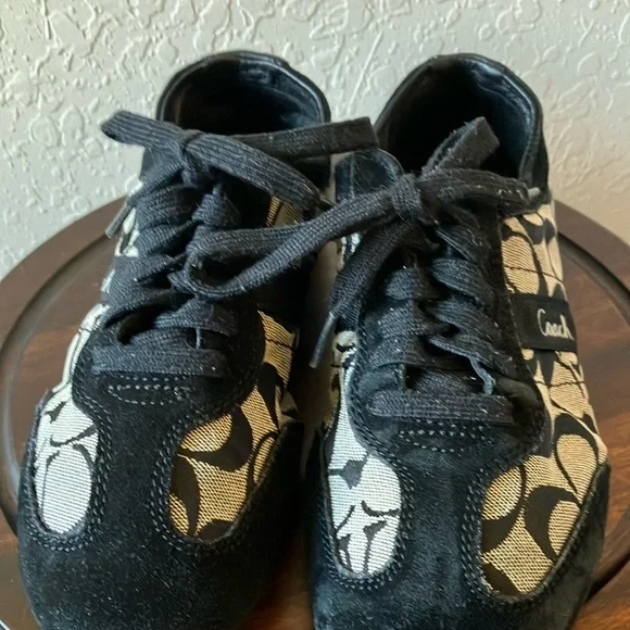 Coach: Black & Gray Baylee (A1474) Sneakers- 8 - Picture 10 of 16